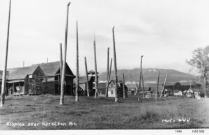 KISPIOX KITWANCOOL AND MAURICETOWN VILLAGE VIEWS 1920