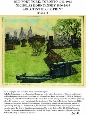 Print AQUATINT BLOCK PRINT OF OLD YORK