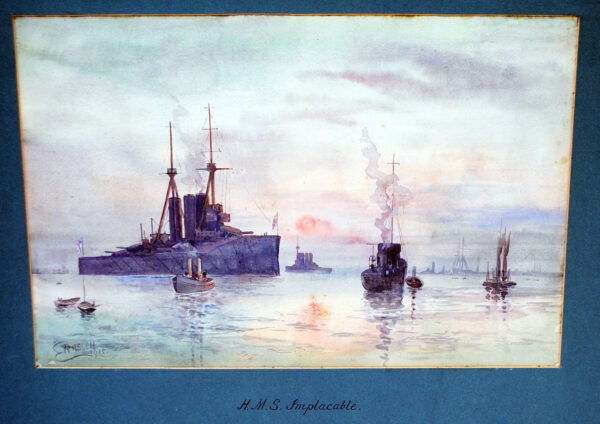H.M.S. QUEEN ELIZABETH by E. Russell