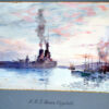 H.M.S. QUEEN ELIZABETH by E. Russell