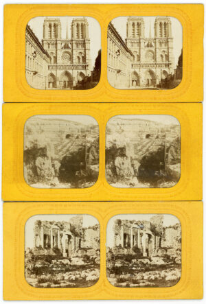 TISSUE 3D STEREO CARDS FRENCH TISSUES