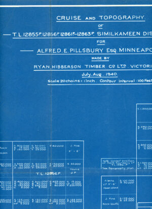 ALLISON PASS TIMBER BLOCKS BLUEPRINT 1940