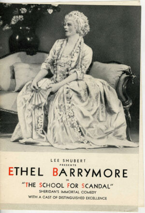 BARRYMORE 1 ETHEL BARRYMORE IN VANCOUVER 1931