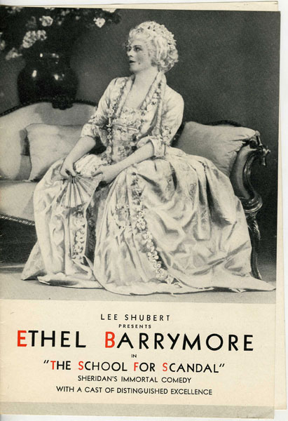 ETHEL BARRYMORE IN VANCOUVER 1931