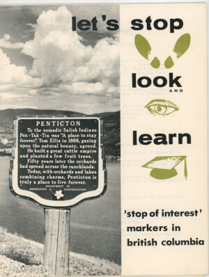 BC STOPS 1 B.C. STOPS OF INTEREST CATALOGUE