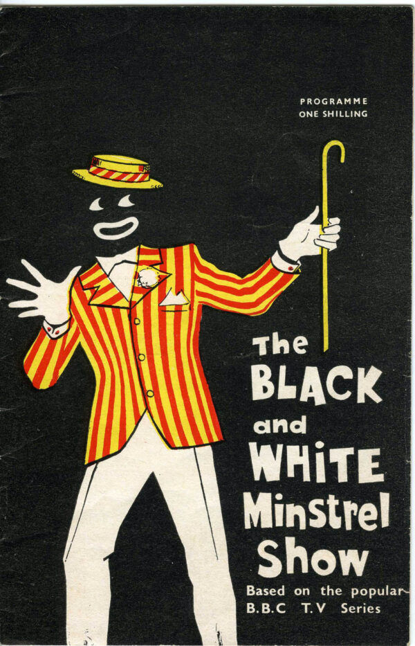 THE BLACK AND WHITE MINSTREL SHOW PROGRAM