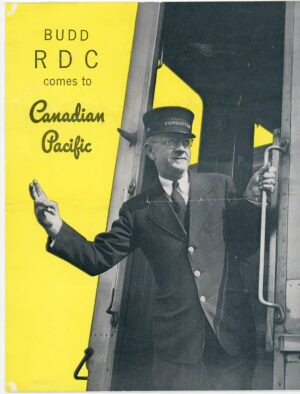 BUDD DIESEL RAIL CAR BROCHURE 1954