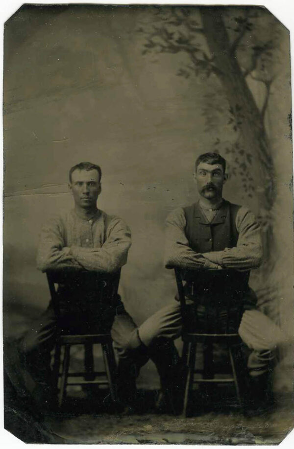 POSING ON THEIR CHAIRS