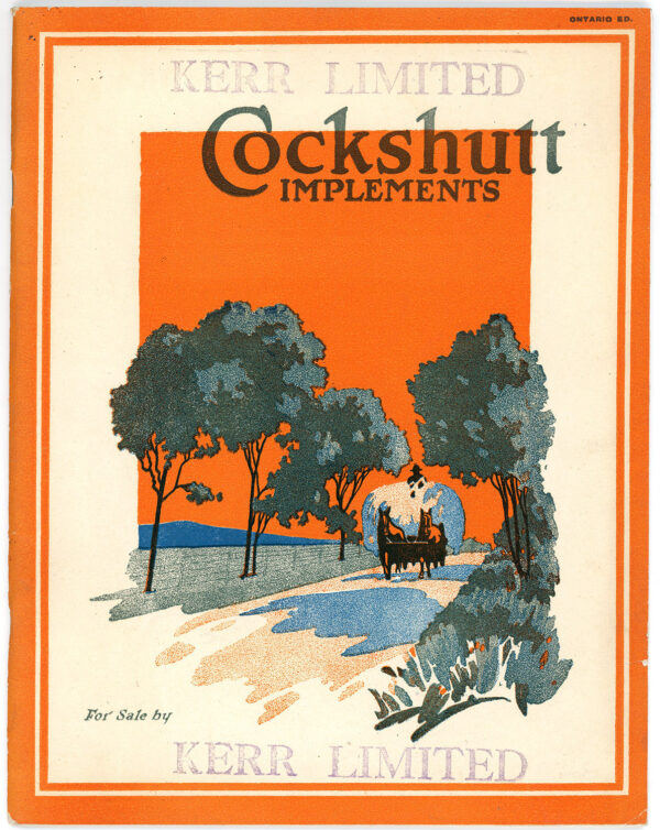 COCKSHUTT 1 COCKSHUTT FARM IMPLEMENTS CATALOGUE 1910