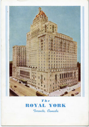 CPR DINING CAR MENU 1950