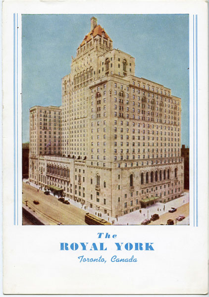 CPR DINING CAR MENU 1950