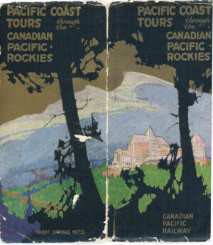 CANADIAN PACIFIC TIMETABLE SOUVENIR WITH MAP