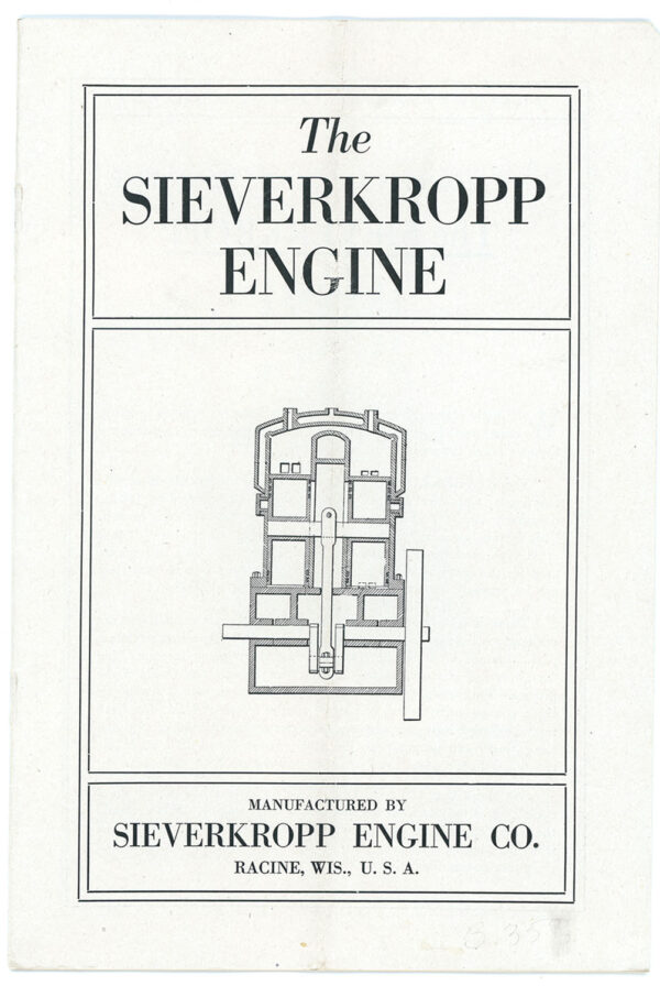 SIEVERKROPP ENGINE INFORMATION PAMPHLET
