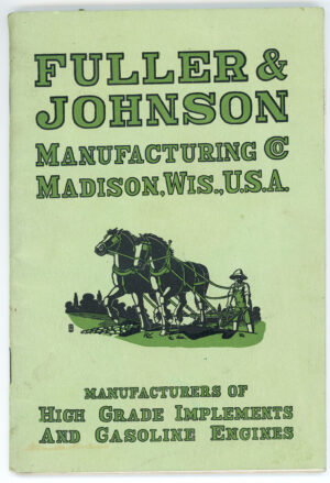 FULLER AND JOHNSON FARM EQUIPTMENT CATALOGUE