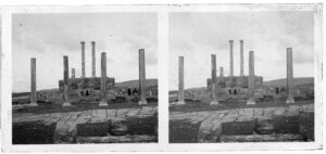 GAUMONT 3D 3 GAUMONT STEREOSCOPIC GLASS SLIDES