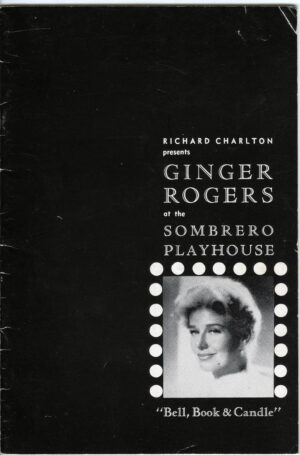 GINGER ROGERS IN BELL BOOK, AND CANDLE PROGRAM