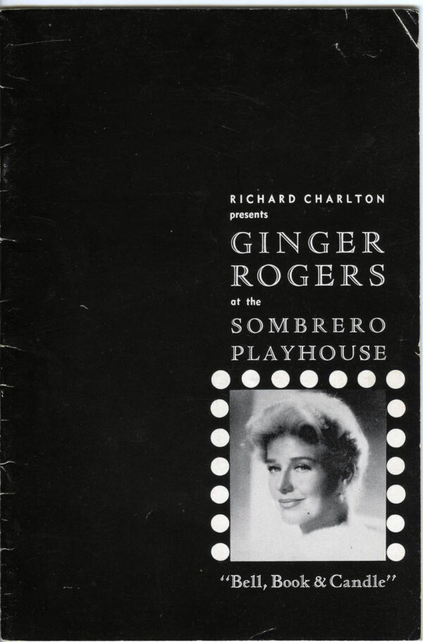 GINGER ROGERS IN BELL BOOK, AND CANDLE PROGRAM