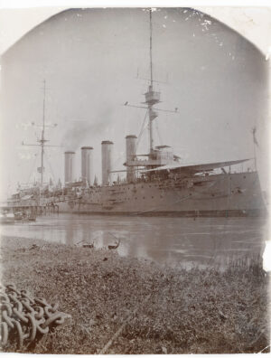 HMS KING ALFRED AT CHINA STATION 1908