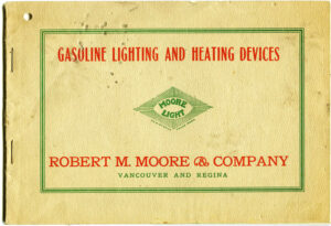 MOORE GAS LIGHTING SALES CATALOGUE