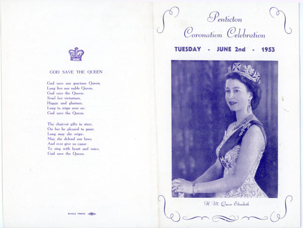 CORONATION OF QUEEN ELIZABETH PENTICTON CELEBRATION