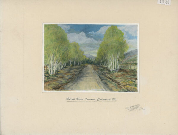 MEERES GRINDROD BIRCH TREE AVENUE, GRINDROD B.C. BY G.A. MEERES