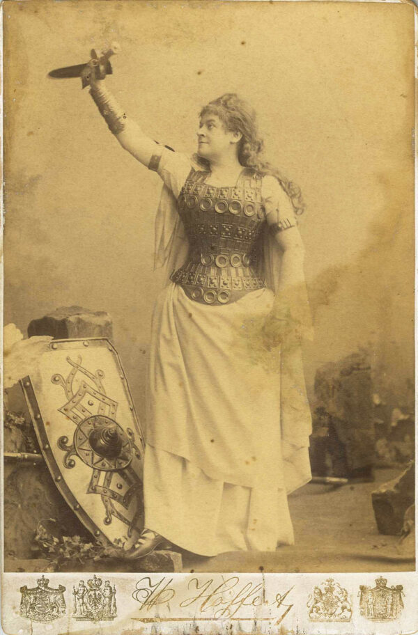CABINET CARD OF BRUNHILDE