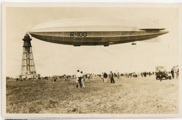 R101 DIRIGIBLE R-100 AT ST. HUBERT, QUEBEC 1930