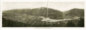 A PANORAMIC VIEW OF REVELSTOKE B.C. 1920