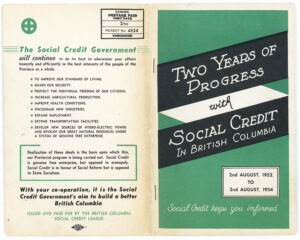 SOCIAL CREDIT KEEPS YOU INFORMED 1954