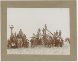 THRESHING CREW THRESHING CREW REAL PHOTOGRAPH