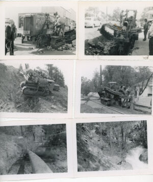 TRANS MOUNTAIN GAS PIPELINE CONSTRUCTION AT CHRISTINA LAKE 1956