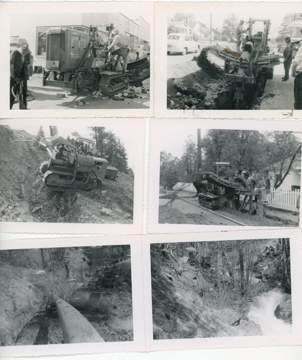 TRANS MOUNTAIN GAS PIPELINE CONSTRUCTION AT CHRISTINA LAKE 1956