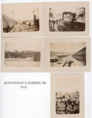 KOOT L KOOTENAY LANDING B.C. PHOTOGRAPHS 1910