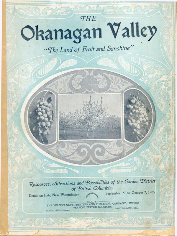 OKANAGAN VALLEY 1905 BOOKLET