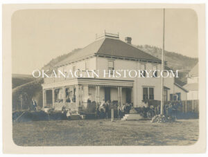 J.M. ROBINSON HOME ON THE HILL ABOVE LOWER SUMMERLAND 1906