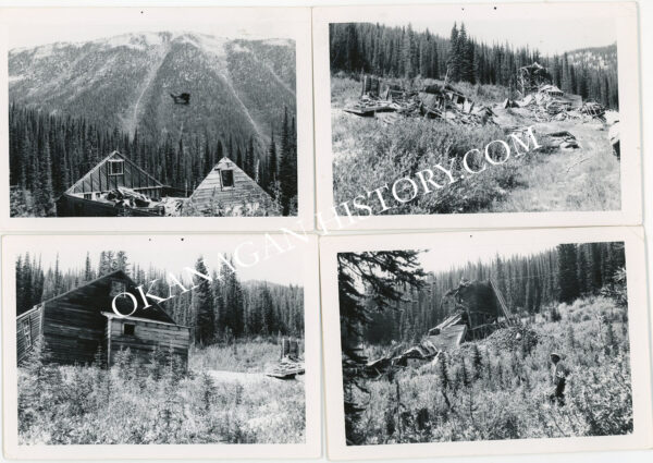 6 VIEWS OF THE L. PINE GOLD MINE NEAR NELSON, BC 1968