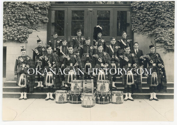 PENTICTON CANADIAN LEGION PIPE BAND PORTRAIT