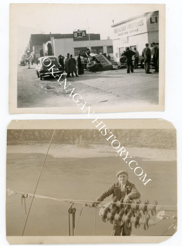 70 SMALL SNAP SHOT PHOTOS FROM THE ESTATE OF JOE TREMBLAY, OKANAGAN PIONEER