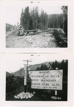 TRANS MOUTAIN 2 CONSTRUCTION OF THE TRANS-MOUNTAIN PIPELINE THROUGH JASPER, ALBERTA IN 1957