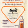 KNIGHT'S PHARMACY PENTICTON BC PRODUCT BAG WITH ADS CIRCA 1960